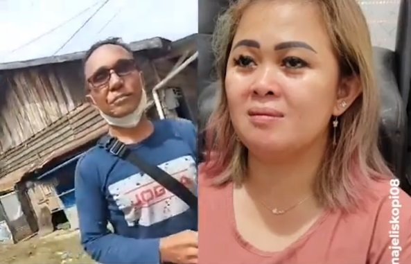 viral video wanita protes perbaikan jalan