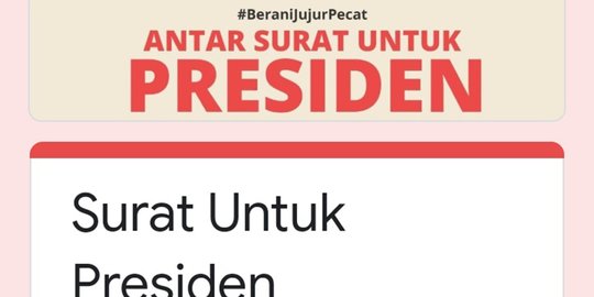 Beredar Surat Untuk Presiden Minta Batalkan Pemecatan 57 Pegawai KPK