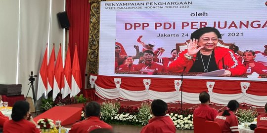 PDIP Beri Penghargaan ke Atlet Paralimpiade Tokyo 2020