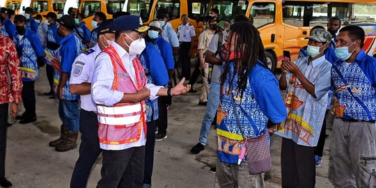 Kemenhub Pekerjakan 261 Sopir Bus Lokal Dukung PON XX Papua