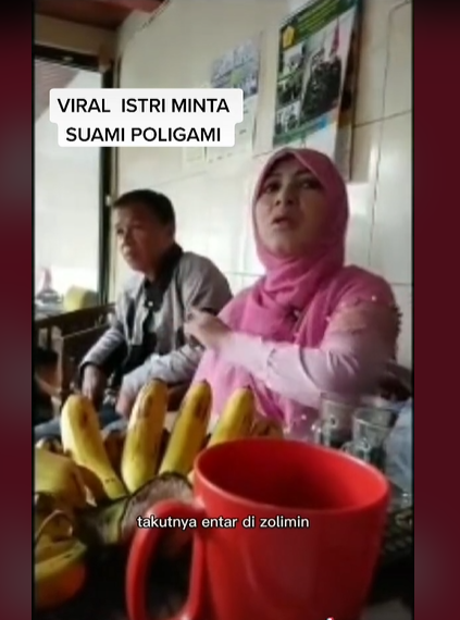 viral istri minta suami nikah lagi