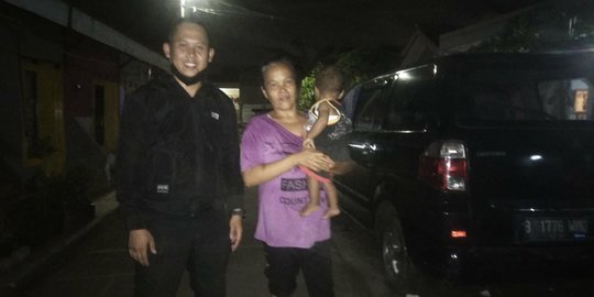 Dititipkan Ibu ke Tetangga, Bayi 10 Bulan Dilumuri Cat dan Dibawa Mengemis di Tangsel