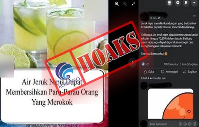 hoaks jeruk nipis bisa bersihkan paru paru