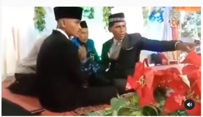 mertua hajar menantu saat akad nikah