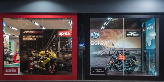 Nuansa Premium New Aprilia dan Moto Guzzi di Diler Motoplex 4-Brand