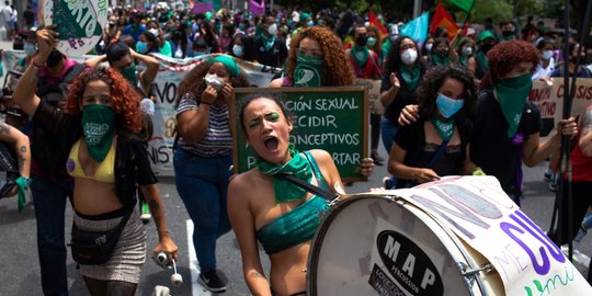 Demo Hari Dekriminalisasi Aborsi di Amerika Latin dan Karibia
