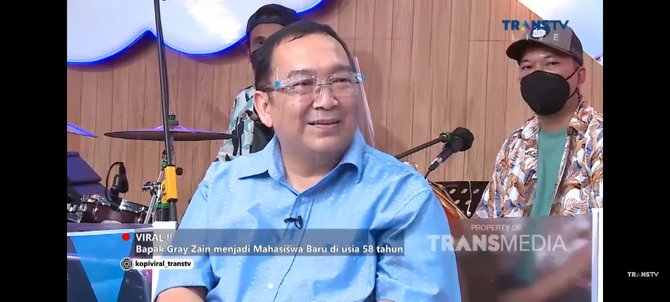 jadi mahasiswa di usia 58 tahun ini alasan gray zain