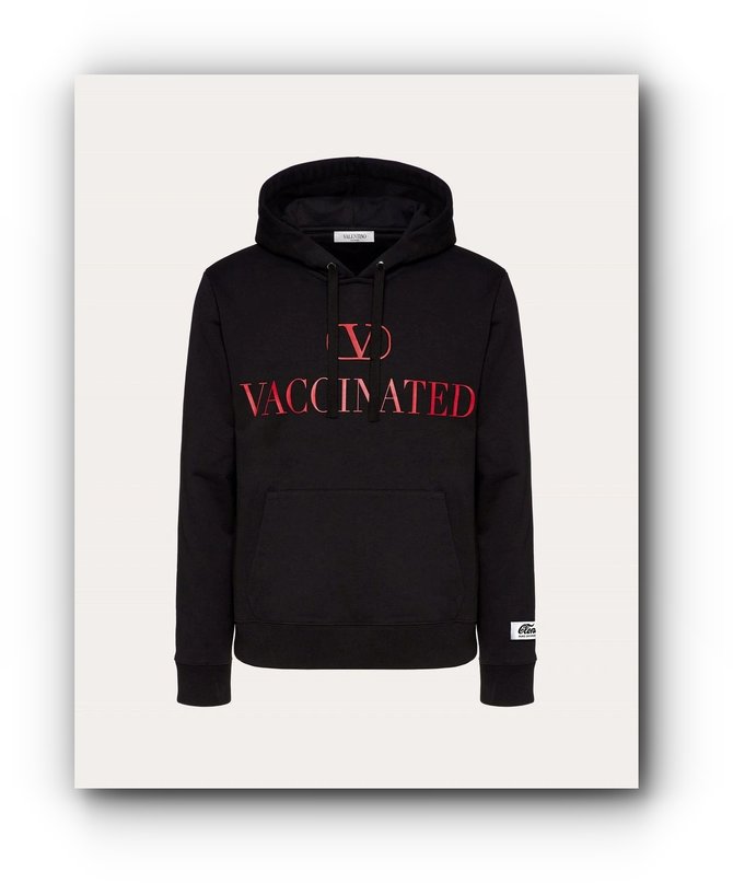 vaccinated valentino hoodie