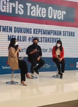 sharon terpilih menggantikan erick thohir dalam girlstakeover