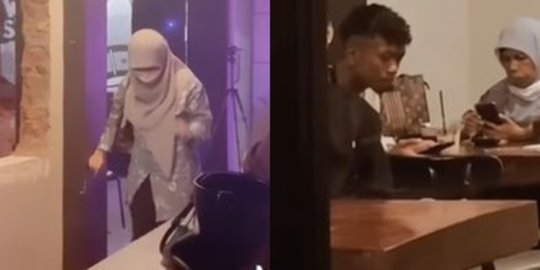 Nongkrong di Kafe Isinya Anak Muda, Pria Tak Malu Ditemani Ibu, Aksinya Bikin Salut