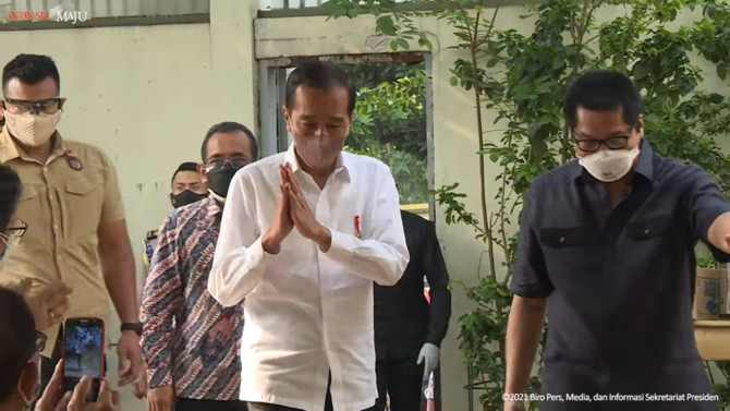 momen kaget jokowi saat berpapasan dengan ahok