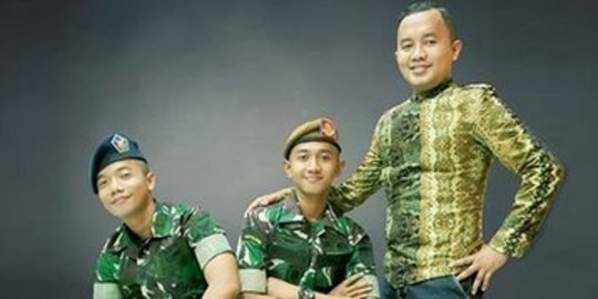 Potret Satu Keluarga Anggota TNI Polri, Ayah Polisi, Anak Perwira TNI AU & Bintara AD