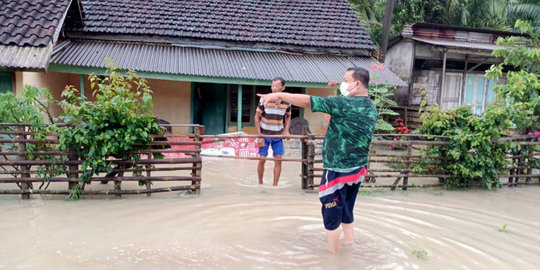 Banjir Landa 25 Desa di Kaur Bengkulu