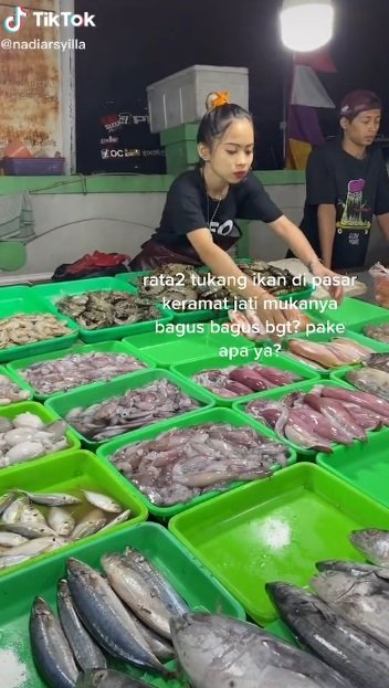 viral pedagang ikan cantik