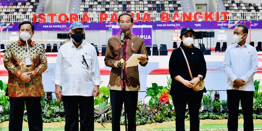 Jokowi Resmikan Tujuh Arena PON XX Papua