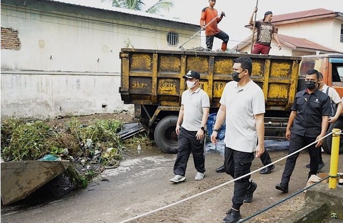 gencar wujudkan kota bersih 6 titik di medan ini jadi kawasan bebas sampah