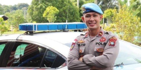 Kenalan dengan Ipda Yelvis, Perwira Polisi Gagah dan Berprestasi Lulusan Ilmu Hukum