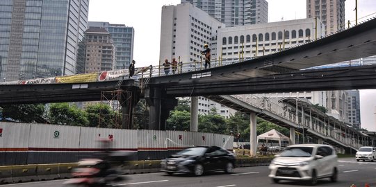 Pembangunan Jembatan Penyeberangan Khusus Sepeda Terus Dikebut