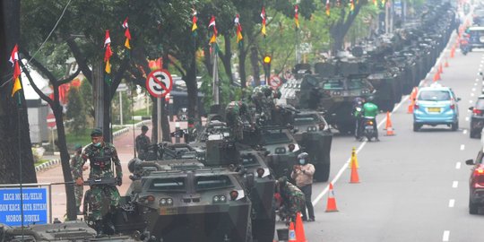 Perayaan HUT ke-76 TNI, Pameran Alutsista akan Digelar di Sekitar Istana