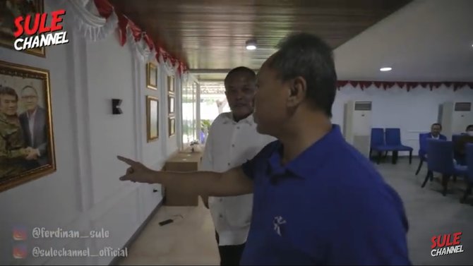 sule kunjungi rumah dinas wakil ketua mpr