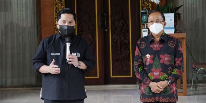 Erick Thohir: Kementerian BUMN Dukung Kebangkitan Pariwisata Bali