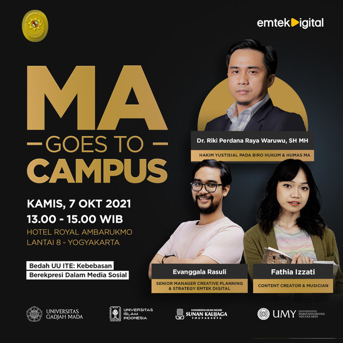 ma goes to campus