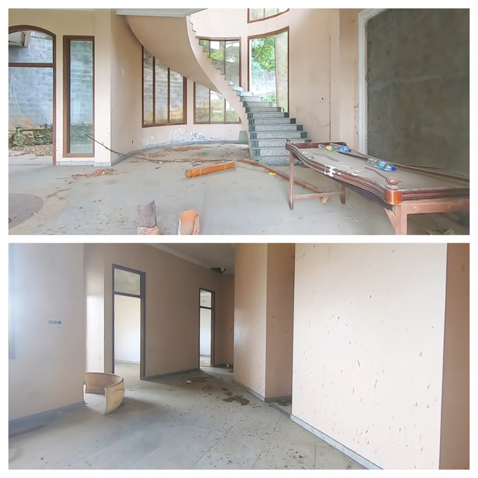 rumah mewah terbengkalai di semarang