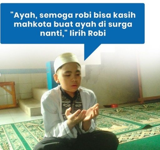 kisah haru bocah rela jualan es teh keliling berharap berikan mahkota mendiang ayah