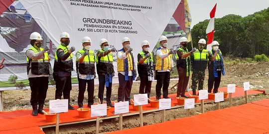 IPA Sitanala Mulai Dibangun, Bakal Pasok Air Bersih untuk 50 Ribu KK di Tangerang