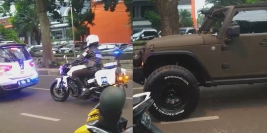 Jeep Jenderal Bintang 3 TNI Dikawal Polisi Militer Jadi Perhatian, Ini yang Dibahas