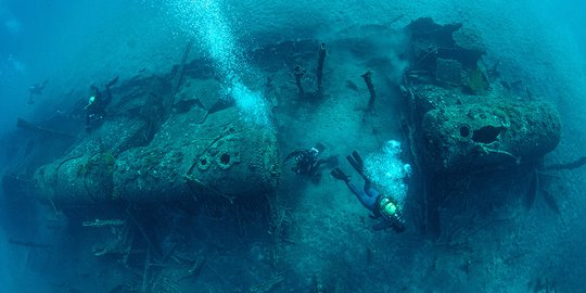 Melihat Bangkai Kapal Perang Dunia I di Dasar Laut Turki