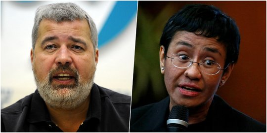 Maria Ressa & Dmitry Muratov, Jurnalis Filipina & Rusia Menang Nobel Perdamaian 2021