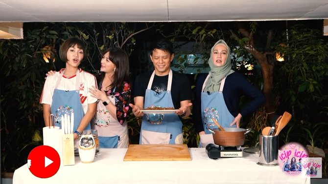 ariel noah masak bareng dinas lorenza dan cut keke serta windy