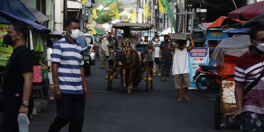Suasana Kawasan Wisata di Jalan Malioboro Kembali Ramai