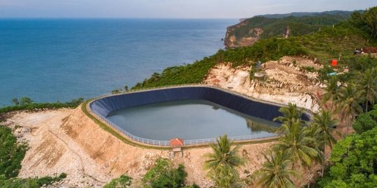 Dekat dengan Bibir Pantai, Ini Pesona Embung Grigak di Gunungkidul