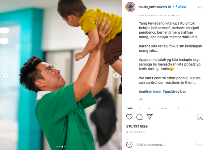 baim wong tuai kritikan usai tegur seorang kakek ini respons paula verhoeven