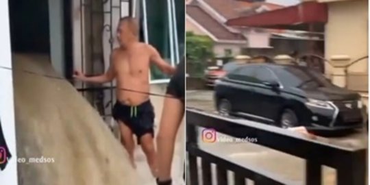 Viral Video Air Banjir Mengalir Deras dari Dalam Rumah Warga