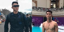 Kenalan Sama Brimob Ganteng Christian Rooroh, Ternyata Atlet Voli Ikut PON 2021