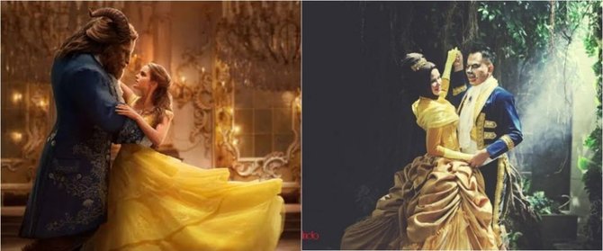 tema prewedding ala film hollywood seleb