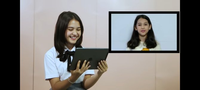malu ini reaksi sandrinna michelle 039dari jendela smp039 lihat video saat casting