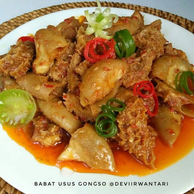 resep babat gongso