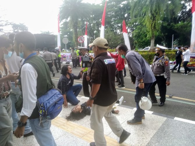 demo mahasiswa di tangerang berujung ricuh