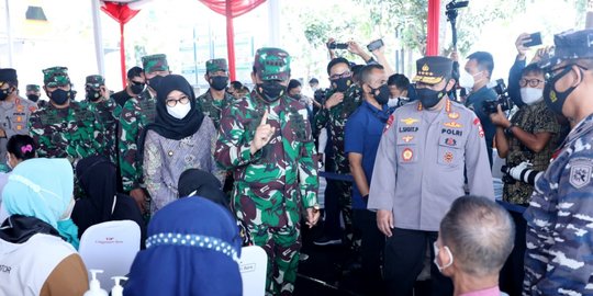 Kejar Target Vaksinasi, Kapolri dan Panglima TNI Gandeng PCNU Banyuwangi