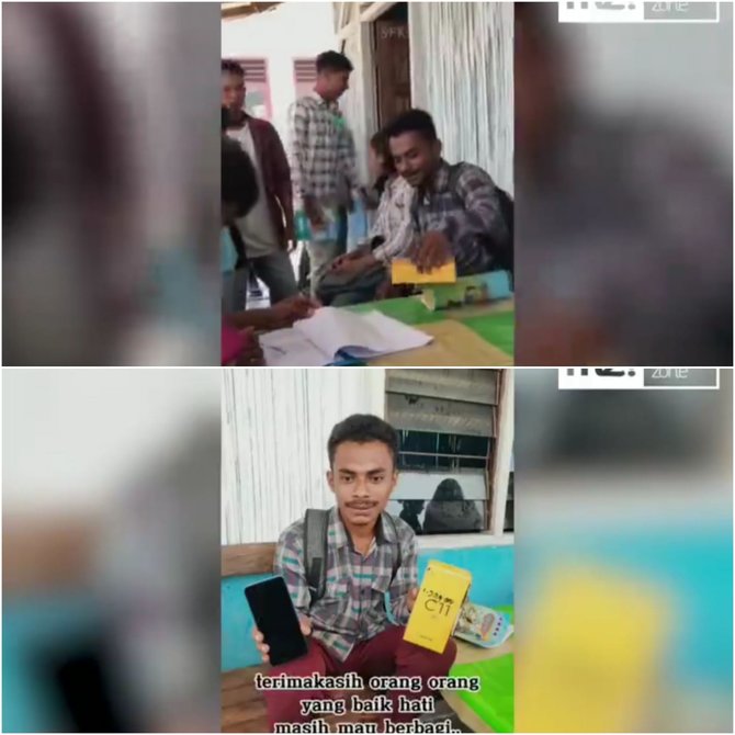 tak bisa belajar online aksi mahasiswa patungan beli hp untuk teman ini bikin haru