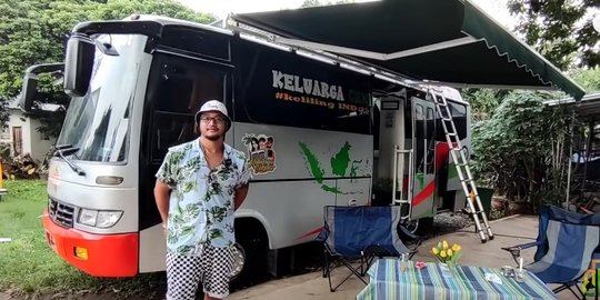 Keren, Potret Bus Diubah Jadi Rumah Berjalan yang Nyaman,Ada Dapur Sampai Kamar Mandi