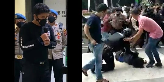 Mahasiswa Yang Dibanting Polisi Saat Demo Sudah Boleh Pulang Dari Rs