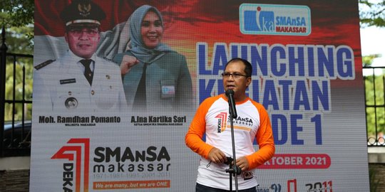 Hadiri Launching Dekade 1 IKA SMANSA, Danny Pomanto Tekankan Perkuat Silaturahmi