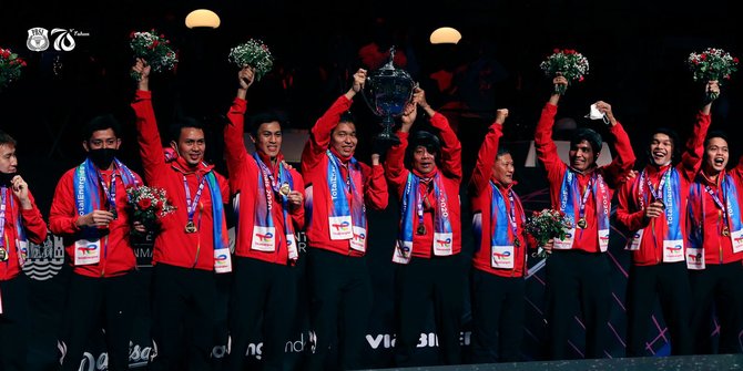 Bawa Thomas Cup ke Tanah Air Usai 19 Tahun Penantian, Ini Fakta Kemenangan Indonesia