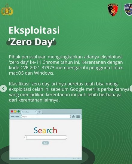 divisi humas polri himbau pengguna google chrome