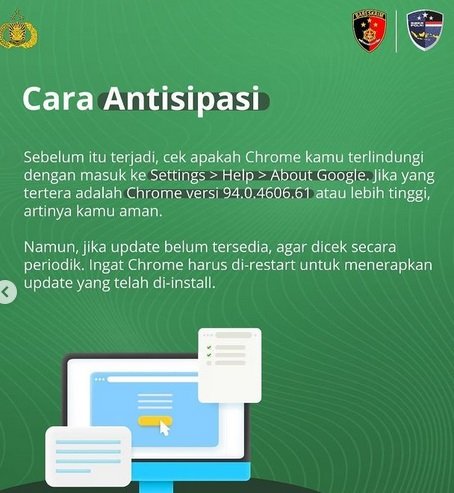 divisi humas polri himbau pengguna google chrome